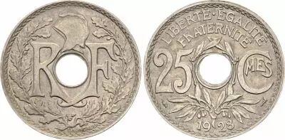 France 25 Centimes Lindauer - 1928