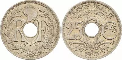 France 25 Centimes Lindauer - 1930