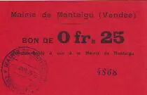 France 25 Centimes Montaigu