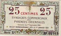 France 25 Centimes Pyrénées Orientales