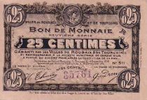 France 25 Centimes Roubaix-Tourcoing