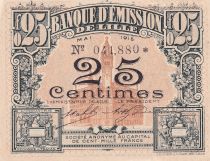 France 25 Cents - Banque d\'Emission de Lille - 1915 - * - P.59-1598