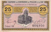 France 25 Cents - Chambre de commerce de Toulon et du Var - Serial 15 - P.121-32