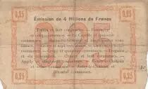 France 25 Cents - Fourmies - Regional Coupon  - 24-10-1915 - Fifth serial