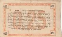 France 25 Cents - Laon - Regional Coupon  - 19-09-1915 - Fourth serial