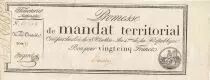 France 25 francs - Mandat Territorial - série 15 - Num 63208 - 1796