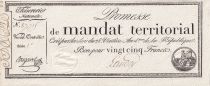 France 25 Francs - Mandat Territorial avec série - 1796 - SPL