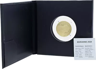 France 250 Euro Or - Marian - 2018 -  UNC - GOLD