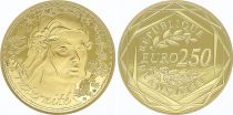 France 250 Euro Or - Marian - 2019 -  UNC - GOLD