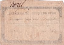 France 250 Livres - 7 Vendemiaire An II - 28.9.1793 - VG to F - Sign.  Jacinte