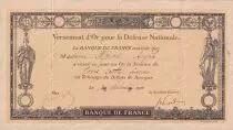 France 300  Francs - Re&ccedil;u de versement d\'or pour la D&eacute;fense Nationale - 30-09-1916 - TTB+