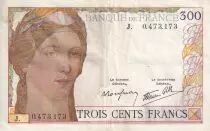France 300 Francs - Ceres and Mercury - 1939 - Letter J - P.87