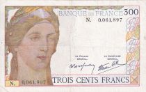 France 300 Francs - Ceres and Mercury - 1939 - Letter N - P.87