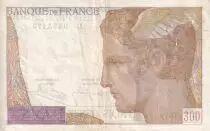 France 300 Francs - C&eacute;r&egrave;s et Mercure - 1939 - Lettre J - F.29.01