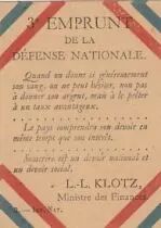 France 3rd national defence loan