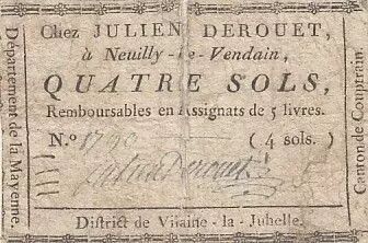 France 4 sols - Neuilly le Vendain - Julien Durouet - Non r�pertori�