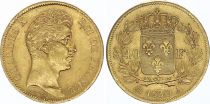 France 40 Francs Charles X - 1830 A Paris - Gold
