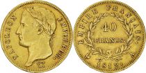France 40 Francs Napoléon I Empereur - 1812 A Paris - Or
