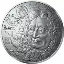 France 400 ans de Jean de la Fontaine - 100 Euros Argent FRANCE 2021