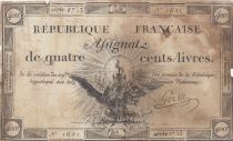 France 400 Livres 21-09-1792 - Sign. Gorsse - Serial 1753 - aF - P. A.73