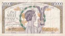 France 5,000 Francs Victory - December 10, 1942 - Series S.1131