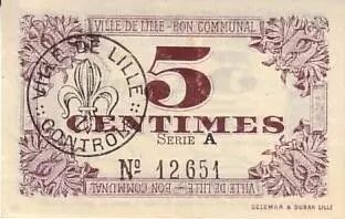 France 5 cent. Lille