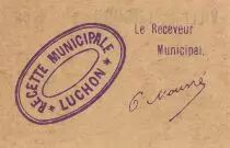 France 5 cent. Luchon City