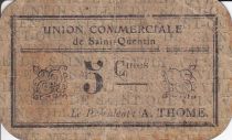 France 5 cent. Saint-Quentin Fleurette 3