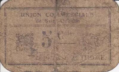 France 5 cent. Saint-Quentin Fleurette 3