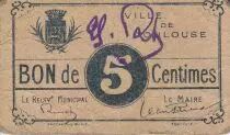 France 5 cent. Toulouse City