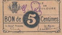 France 5 cent. Toulouse City