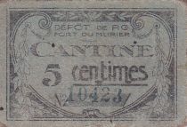 France 5 centimes - Cantille - Dépôt de prisonniers de guerre Fort du Murier