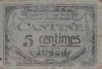 France 5 centimes - Cantille - Dépôt de prisonniers de guerre Fort du Murier