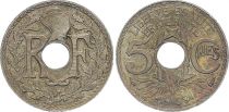 France 5 Centimes - Type Lindauer - France .1939. (UN)