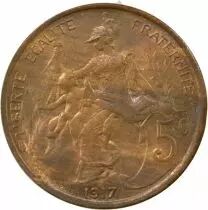 France 5 Centimes, Dupuis - 1917 Paris