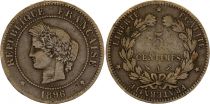 France 5 Centimes Ceres - Third Republic - 1896 Beam A Paris