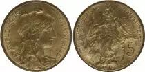 France 5 Centimes Dupuis - 1916 variété étoile - MADRID