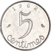 France 5 Centimes Epi - 1962