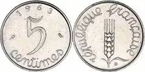 France 5 Centimes Grain sprig - 1963