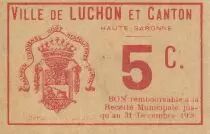 France 5 Centimes Luchon Emission Municipale