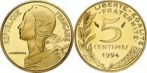 France 5 Centimes Marianne - 1994 Proof
