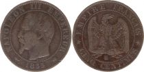 France 5 Centimes Napoléon III - Nude Head - 1855 K Bordeaux