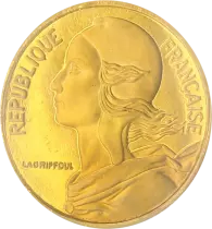 France 5 Centimes Proof Marianne 1996
