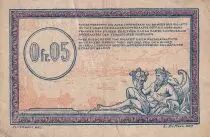 France 5 Centimes Regie des chemins de Fer - 1923 - Serial A.5 -  VF - R.1