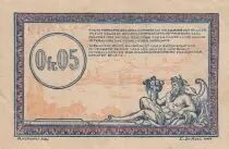 France 5 Centimes Regie des chemins de Fer - 1923 - Serial B.5 - VF - R.1