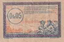 France 5 Centimes Regie des chemins de Fer - 1923 - Serial C.8 - F to VF - R.1