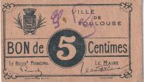 France 5 Cents - Ville de Toulouse - P.31-177