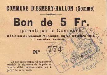 France 5 F Esmery-Hallon n� 774