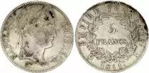 France 5 Francs  - Napol&eacute;on I t&ecirc;te laur&eacute;e - 1811 A (Paris)