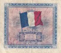 France 5 Francs - Allied Military Currency - 1944 - Serial X - P.115